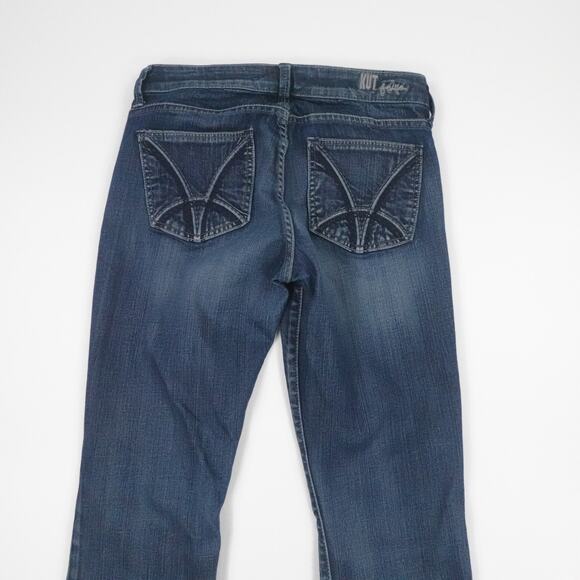 KUT from the Kloth Jeans Womens‎ 4 Blue Low Rise Bootcut Stretch Boho Western - Picture 13 of 16